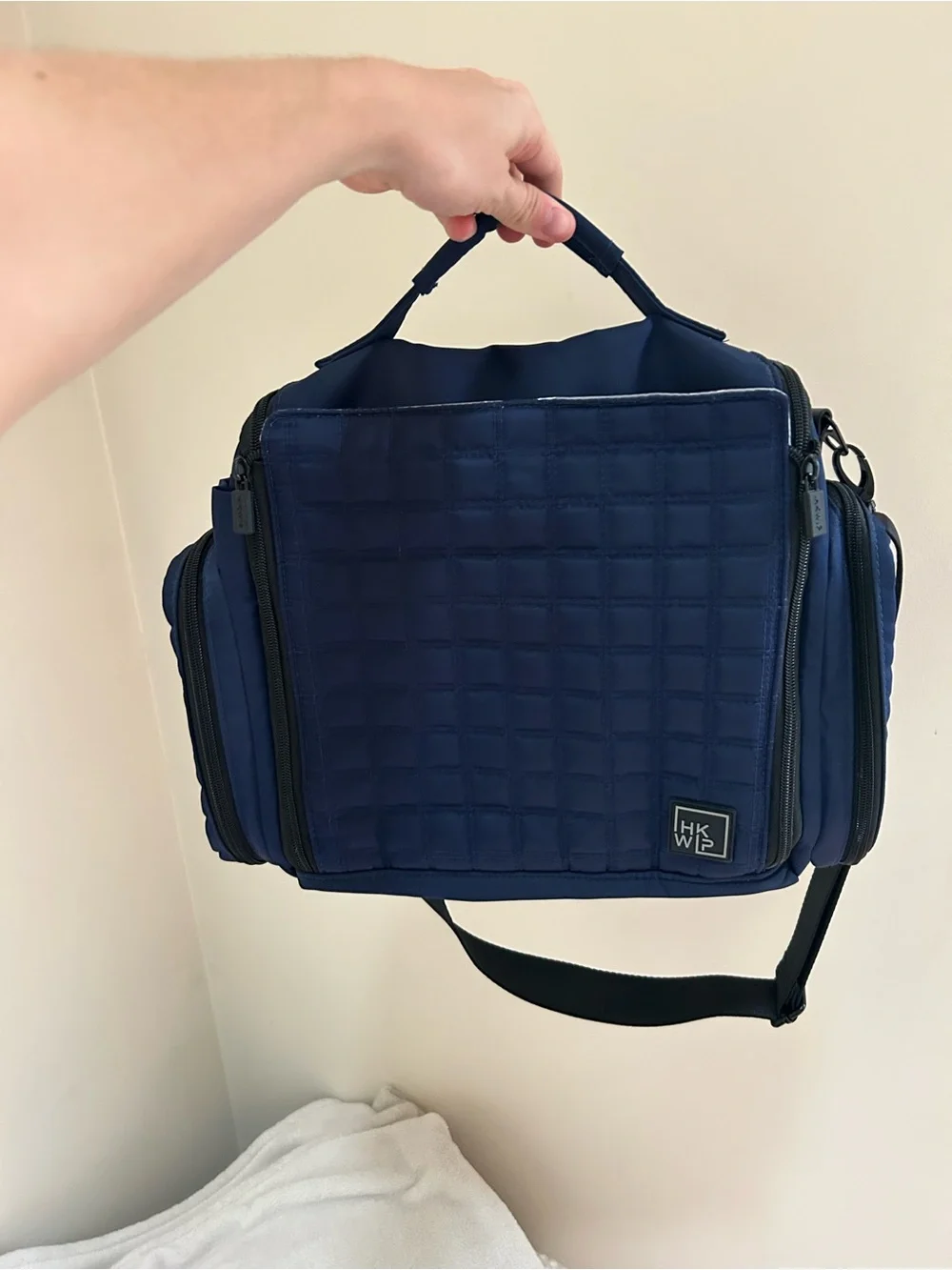 Brand New  Convertible Travel Toiletry Bag with luggage sleeve and cross body
